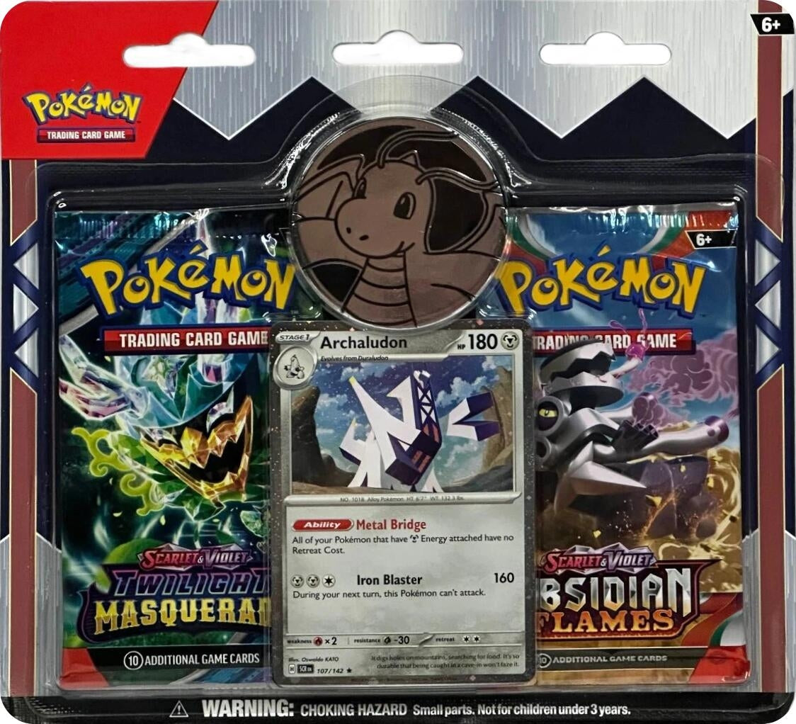 Image for Checklane 2-Pack Blister [Archaludon] (3-tab) - Pokemon