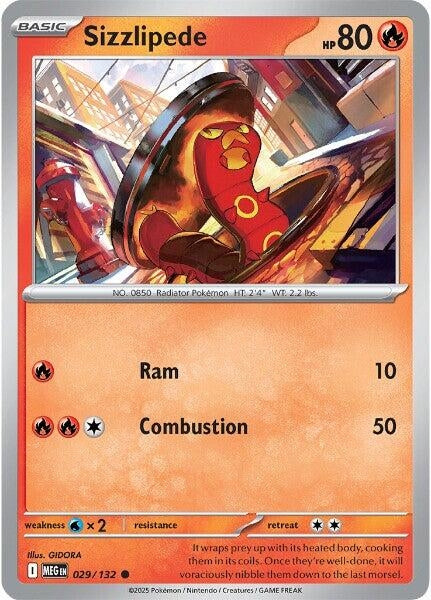 Sizzlipede (029/132) (MEG)