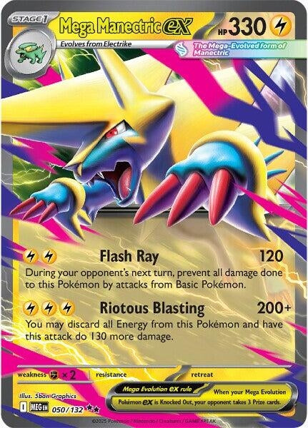 Mega Manectric ex (050/132) (MEG)