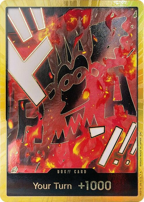 Image for DON!! Card (Dragon) (Gold) (PRB-02) - One Piece Card Game
