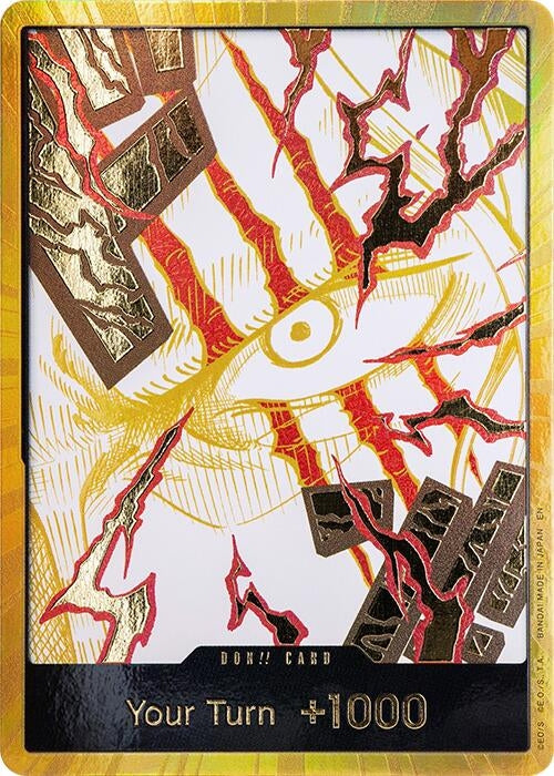 DON!! Card (Shanks) (Gold) (PRB-02)