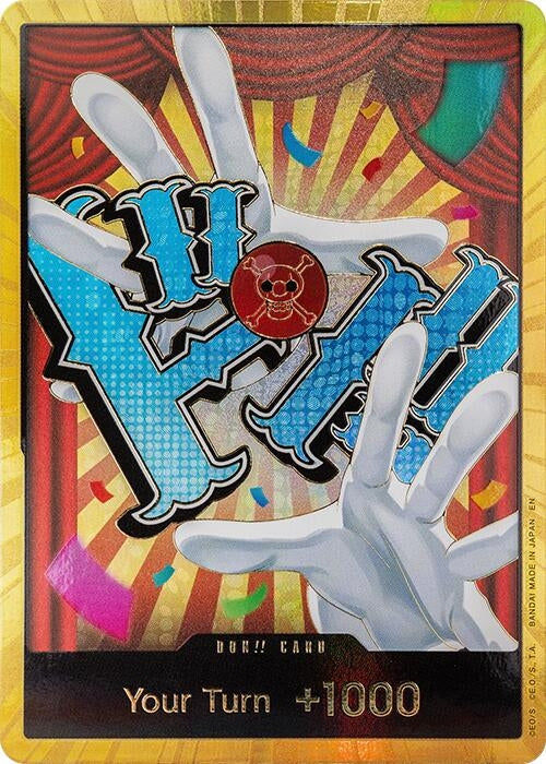 Image for DON!! Card (Buggy) (Gold) (PRB-02) - One Piece Card Game