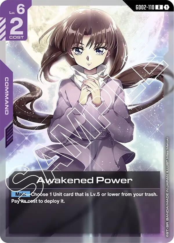 Image for Awakened Power (GD02-110) (GD02) - Gundam Card Game