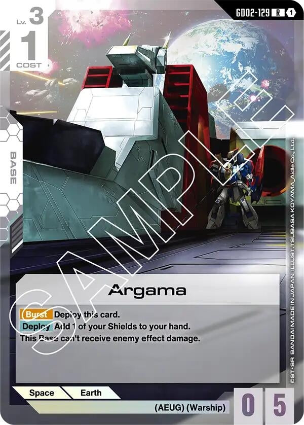 Image for Argama (GD02-129) (GD02) - Gundam Card Game