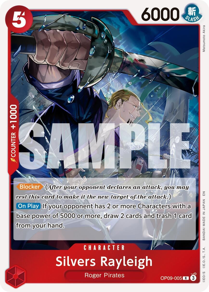 Image for Silvers Rayleigh - OP09-005 (Reprint) (OP09-005) (PRB-02) - One Piece Card Game