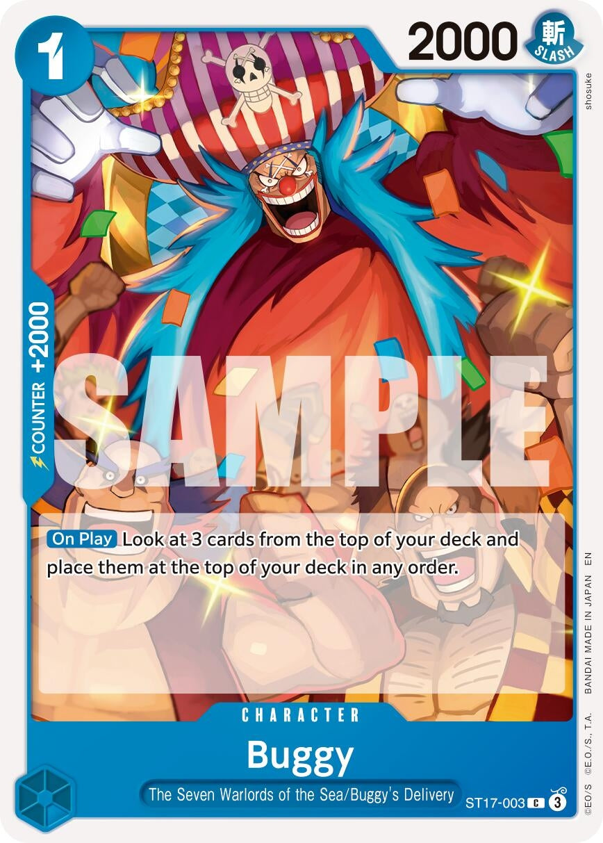 Image for Buggy - ST17-003 (Reprint) (ST17-003) (PRB-02) - One Piece Card Game