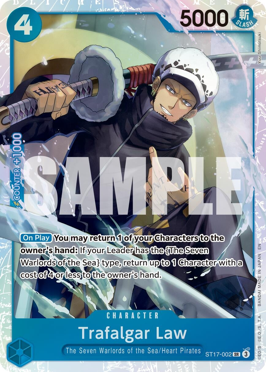 Image for Trafalgar Law - ST17-002 (Reprint) (ST17-002) (PRB-02) - One Piece Card Game