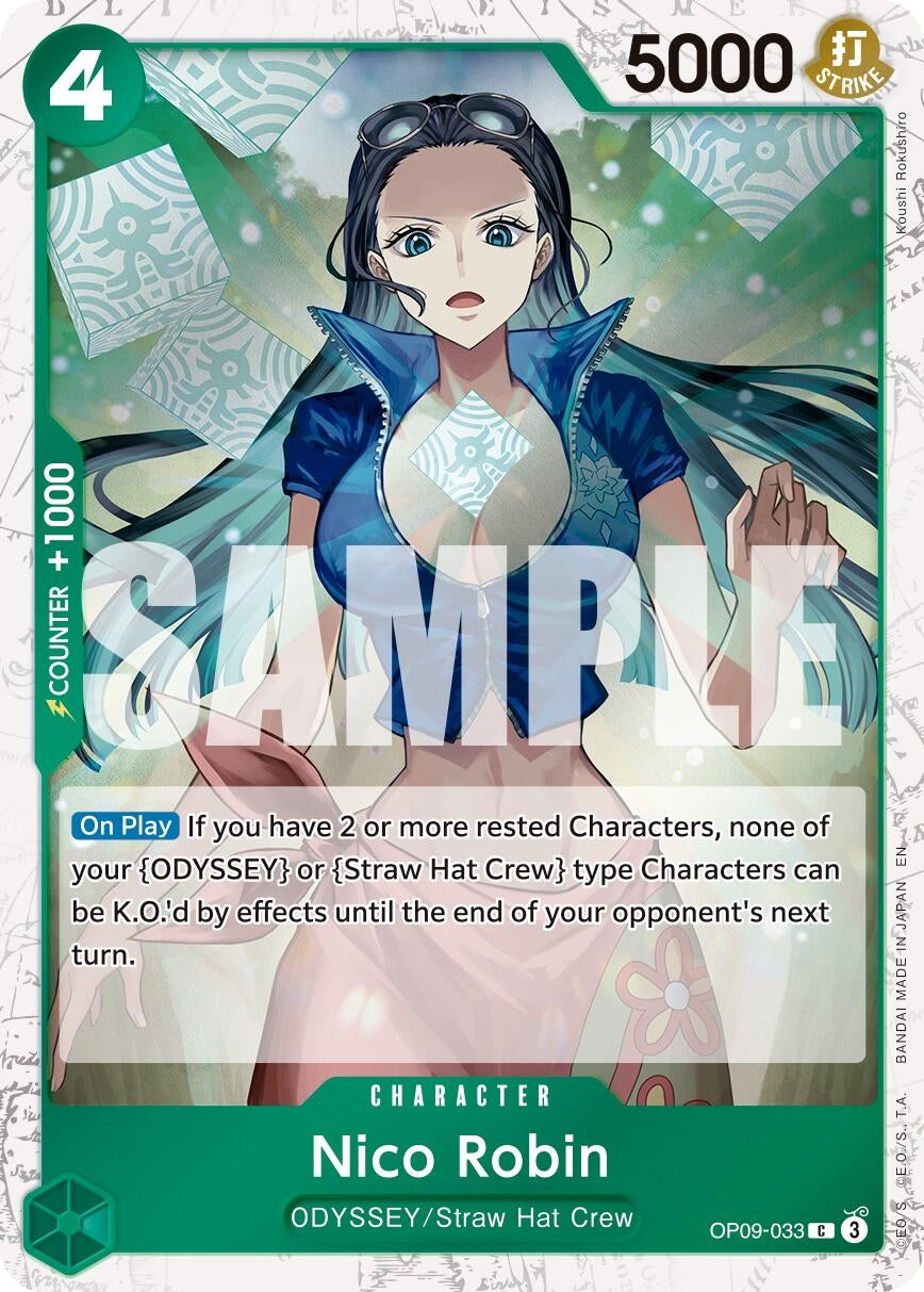 Nico Robin - OP09-033 (Pirate Foil) (OP09-033) (PRB-02)