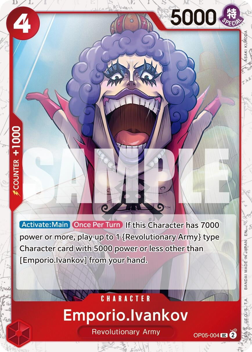Image for Emporio.Ivankov (Pirate Foil) (OP05-004) (PRB-02) - One Piece Card Game