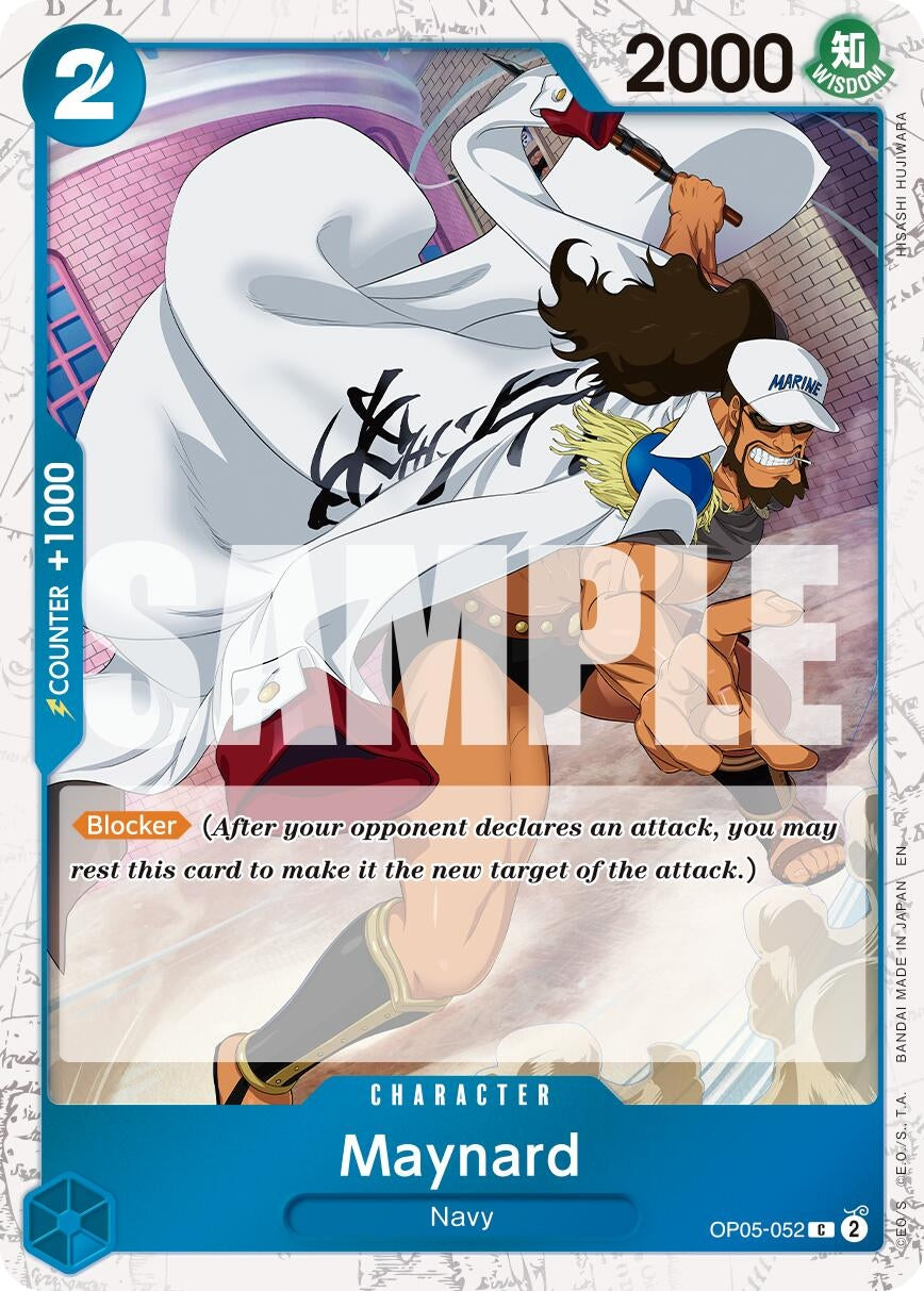 Image for Maynard (Pirate Foil) (OP05-052) (PRB-02) - One Piece Card Game
