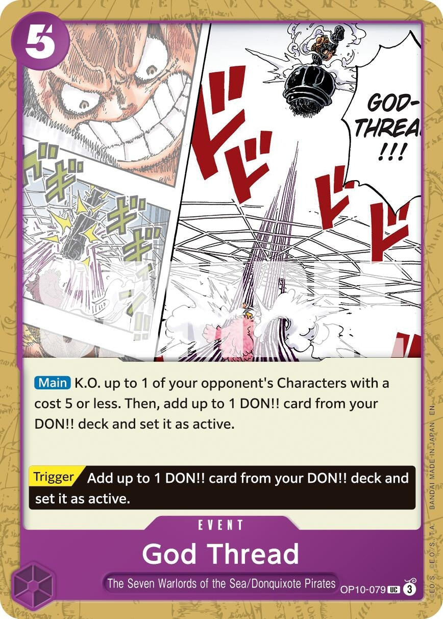 Image for God Thread (Reprint) (OP10-079) (PRB-02) - One Piece Card Game