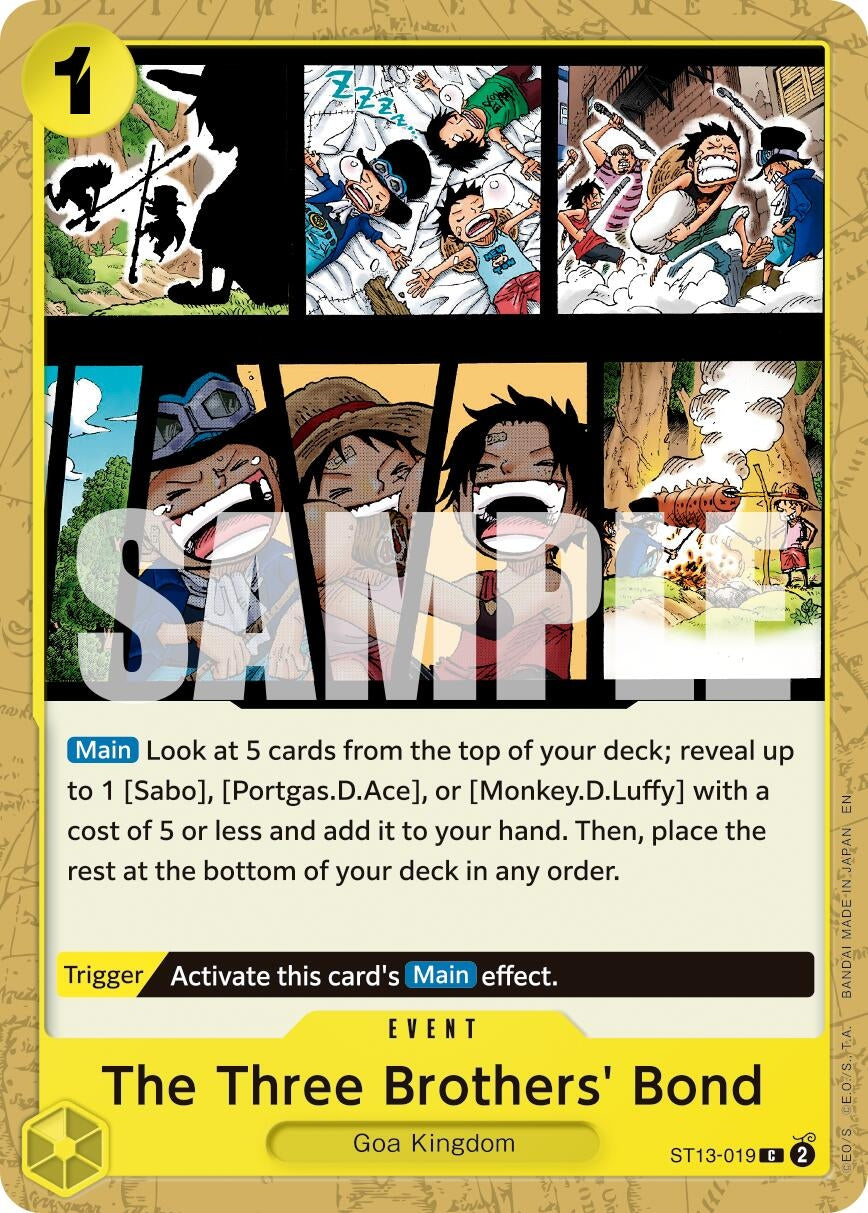 The Three Brothers' Bond (Reprint) (ST13-019) (PRB-02)