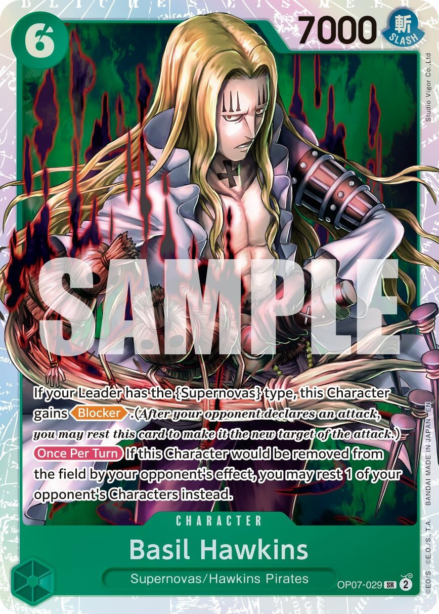 Image for Basil Hawkins - OP07-029 (Reprint) (OP07-029) (PRB-02) - One Piece Card Game