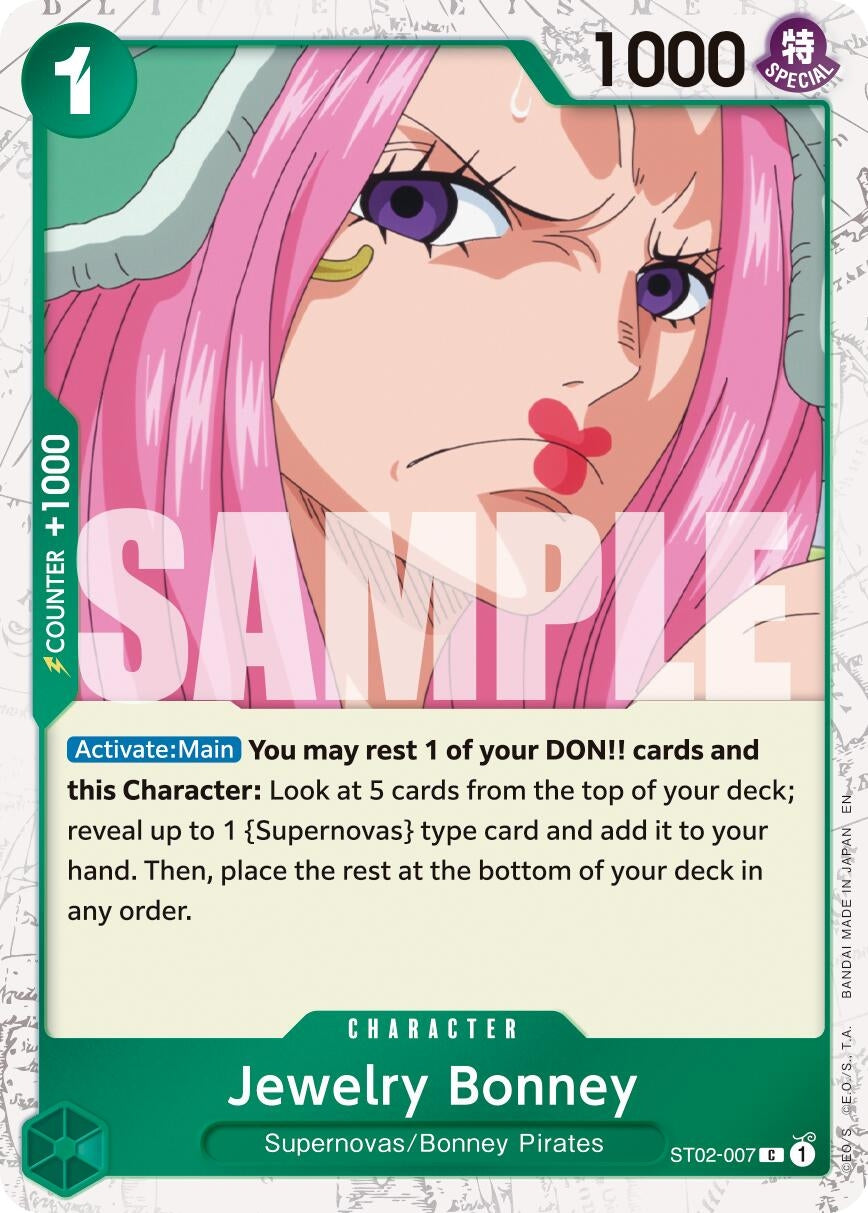 Image for Jewelry Bonney - ST02-007 (Pirate Foil) (ST02-007) (PRB-02) - One Piece Card Game