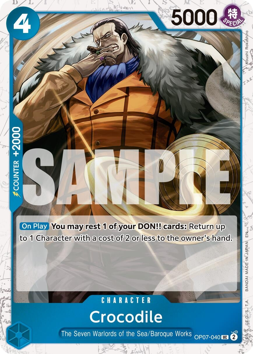 Crocodile - OP07-040 (Pirate Foil) (OP07-040) (PRB-02)