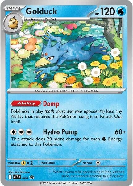 Image for Golduck - 008 (008) (MEP) - Pokemon
