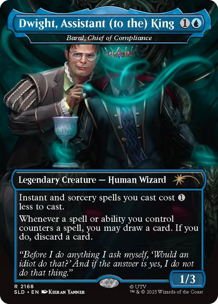 Image for Dwight, Assistant (to the) King - Baral, Chief of Compliance (2168) (SLD) - Magic: The Gathering