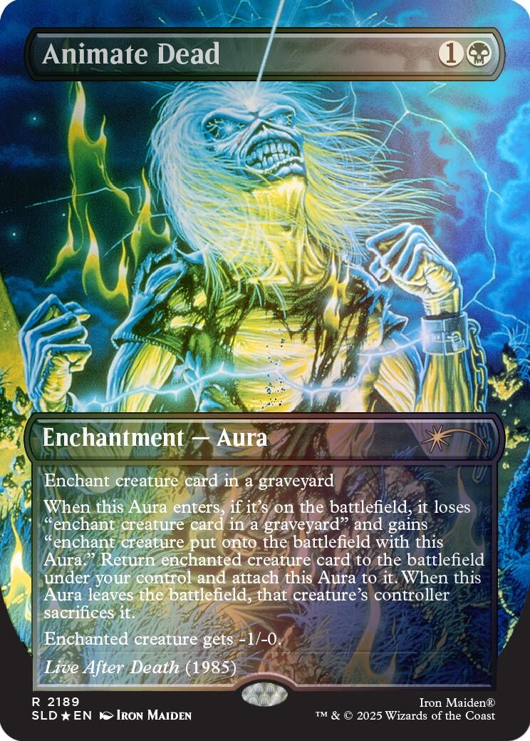 Image for Animate Dead (Rainbow Foil) (2189) (SLD) - Magic: The Gathering