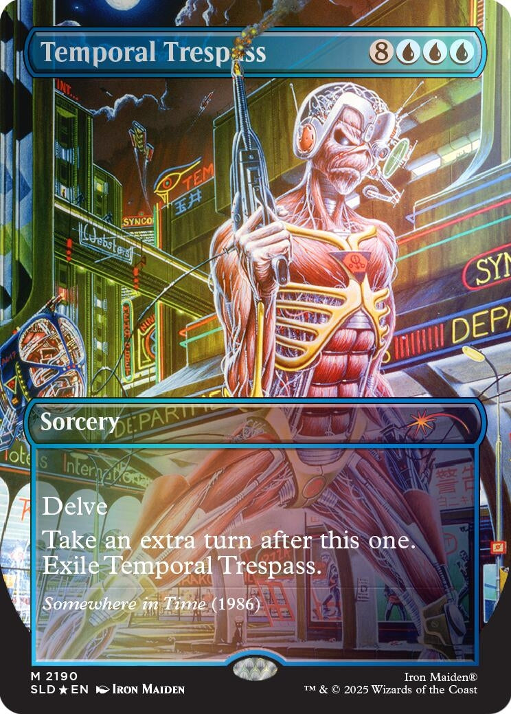 Image for Temporal Trespass (Rainbow Foil) (2190) (SLD) - Magic: The Gathering