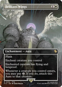 Image for Brilliant Wings (Borderless) (454) (FIC) - Magic: The Gathering