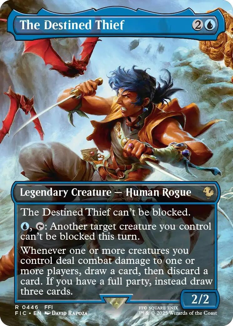 Image for The Destined Thief (Borderless) (446) (FIC) - Magic: The Gathering