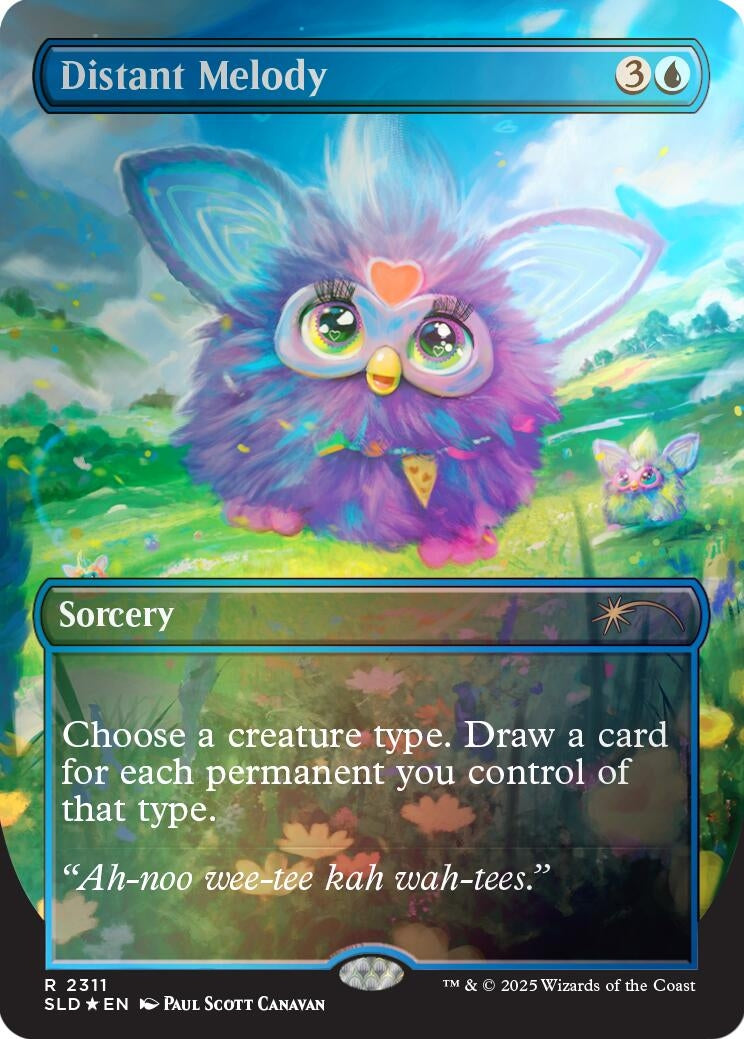 Image for Distant Melody (2311) (Rainbow Foil) (2311) (SLD) - Magic: The Gathering
