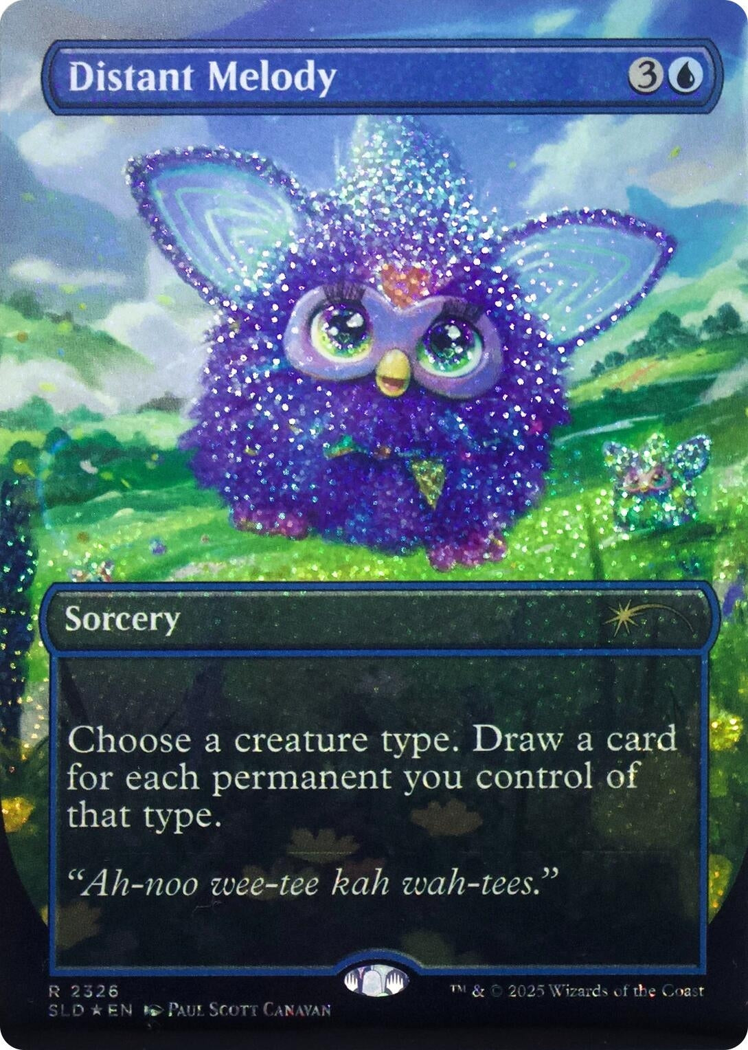 Image for Distant Melody (2326) (Confetti Foil) (2326) (SLD) - Magic: The Gathering