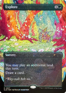 Image for Explore (2327) (Confetti Foil) (2327) (SLD) - Magic: The Gathering