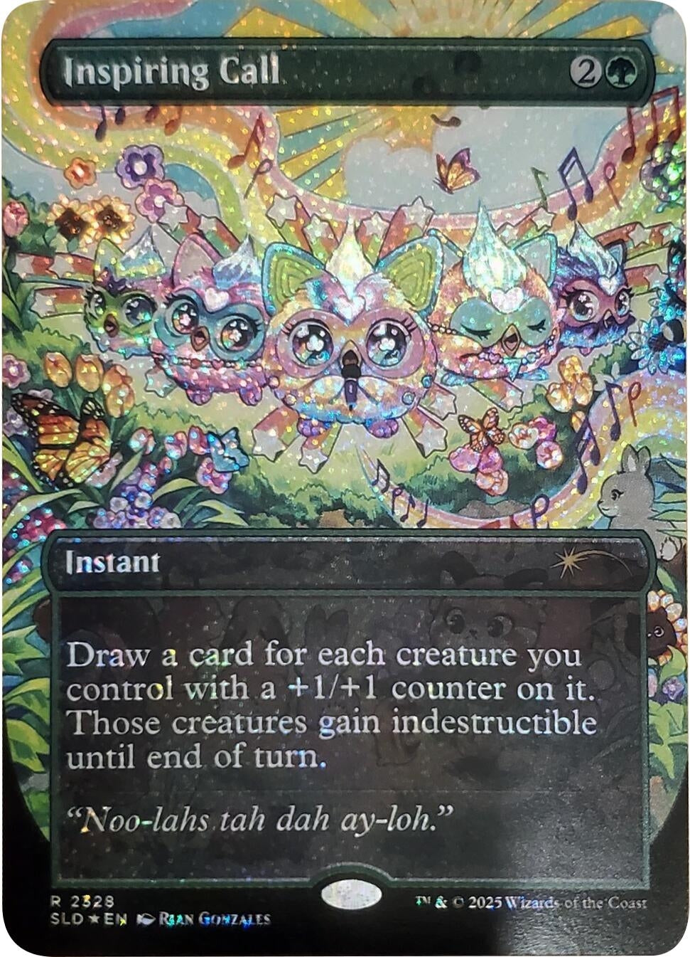 Image for Inspiring Call (Confetti Foil) (2328) (SLD) - Magic: The Gathering