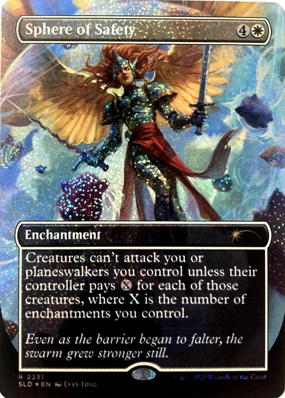 Image for Sphere of Safety (2331) (Confetti Foil) (2331) (SLD) - Magic: The Gathering