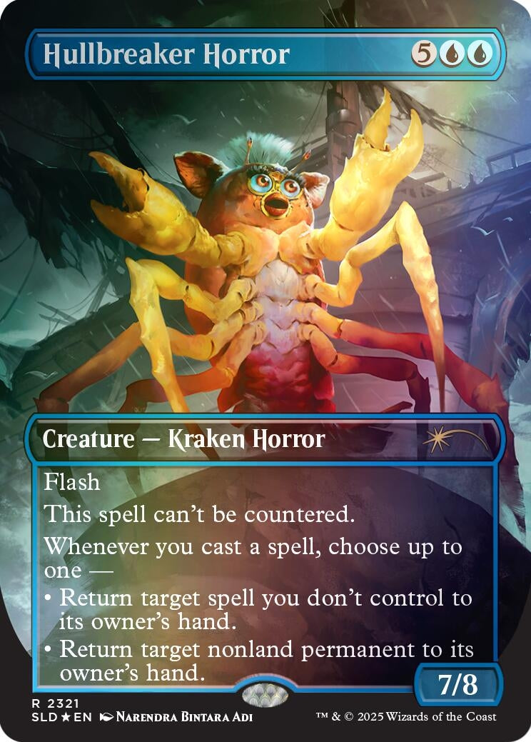 Image for Hullbreaker Horror (Rainbow Foil) (2321) (SLD) - Magic: The Gathering