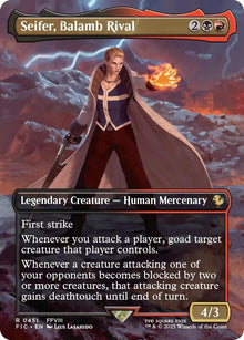 Image for Seifer, Balamb Rival (Borderless) (451) (FIC) - Magic: The Gathering
