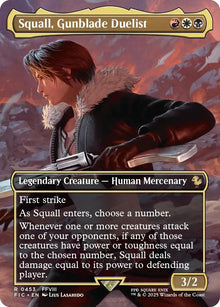 Image for Squall, Gunblade Duelist (Borderless) (453) (FIC) - Magic: The Gathering