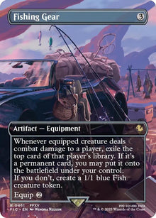 Image for Fishing Gear (Borderless) (461) (FIC) - Magic: The Gathering
