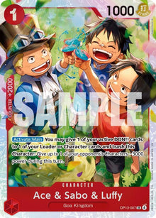 Image for Ace & Sabo & Luffy (OP13-007) (OP13) - One Piece Card Game
