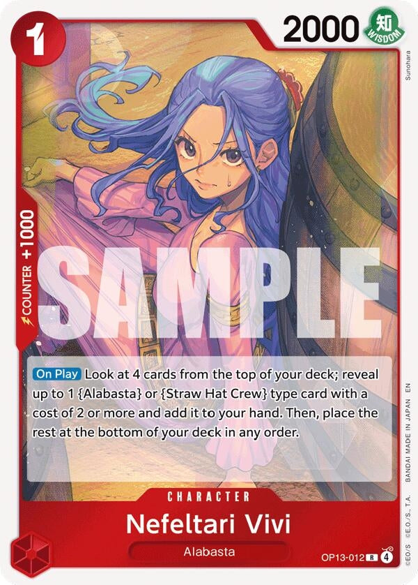 Image for Nefeltari Vivi (OP13-012) (OP13) - One Piece Card Game