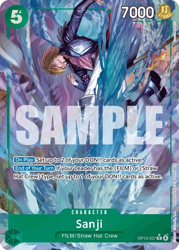 Image for Sanji (Alternate Art) (OP13-027) (OP13) - One Piece Card Game