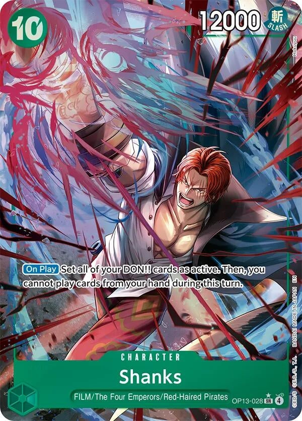 Image for Shanks (028) (Alternate Art) (OP13-028) (OP13) - One Piece Card Game