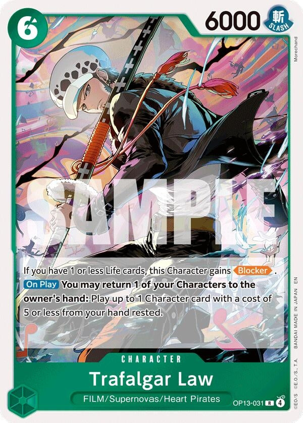 Image for Trafalgar Law (OP13-031) (OP13) - One Piece Card Game