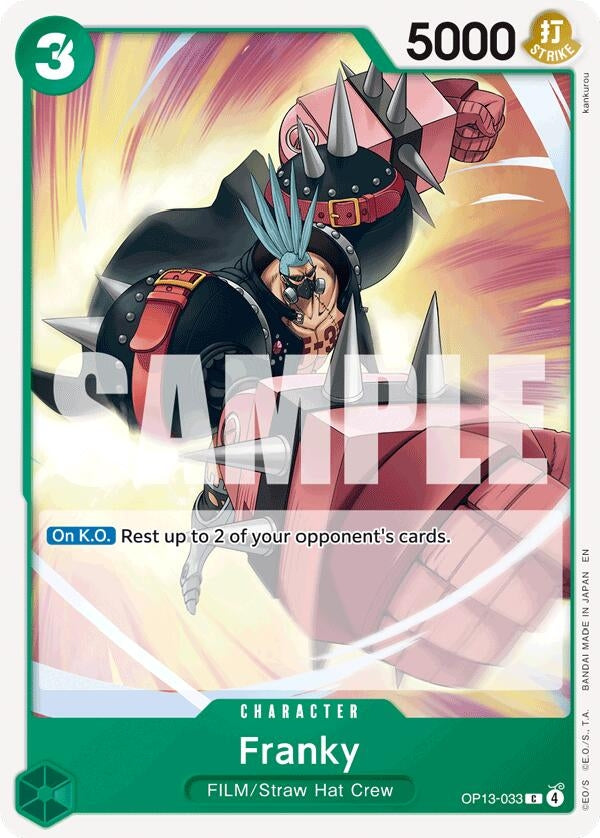 Image for Franky (OP13-033) (OP13) - One Piece Card Game
