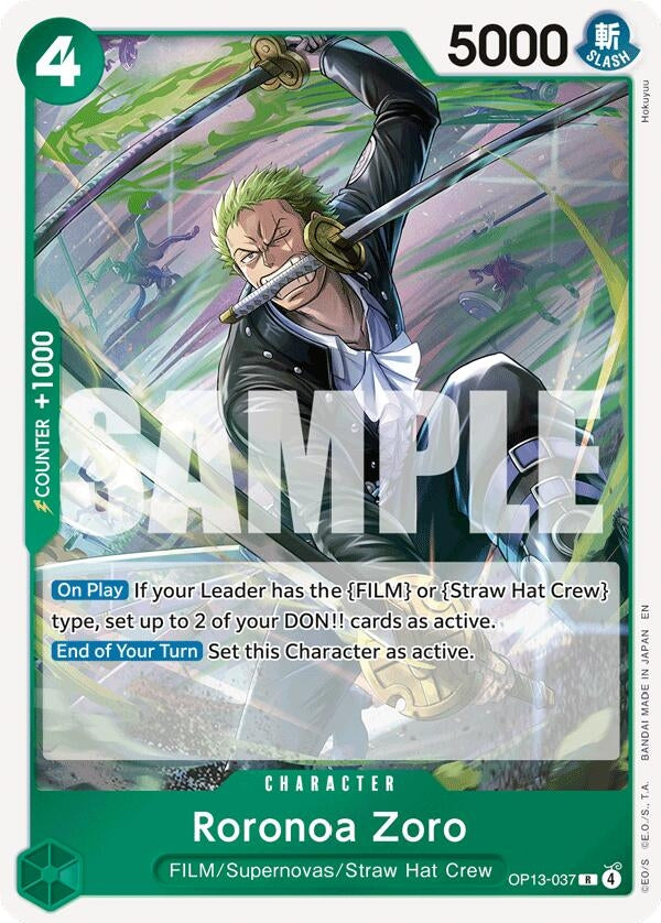 Image for Roronoa Zoro (OP13-037) (OP13) - One Piece Card Game