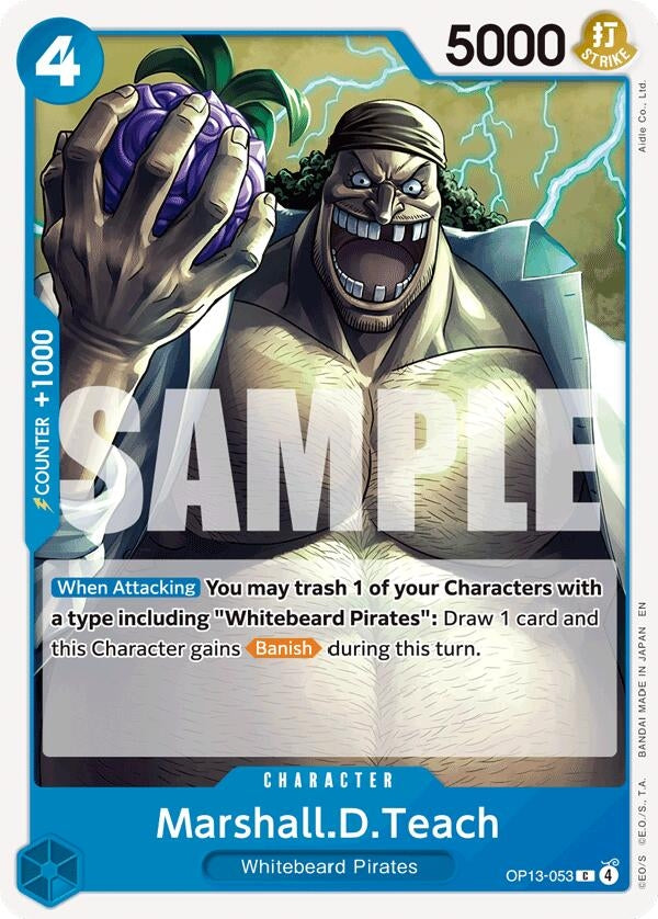 Image for Marshall.D.Teach (OP13-053) (OP13) - One Piece Card Game