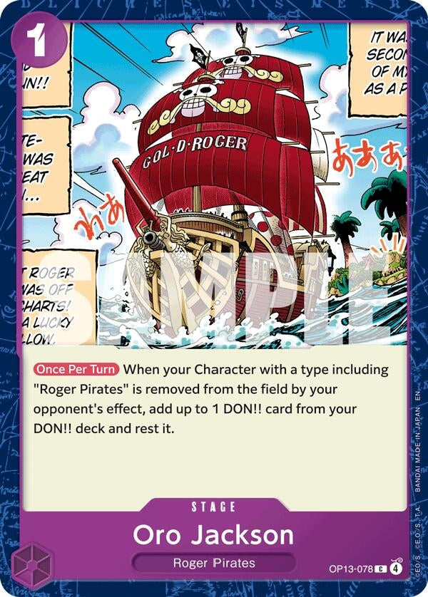 Image for Oro Jackson (OP13-078) (OP13) - One Piece Card Game