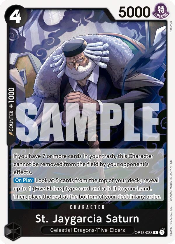 Image for St. Jaygarcia Saturn (OP13-083) (OP13) - One Piece Card Game