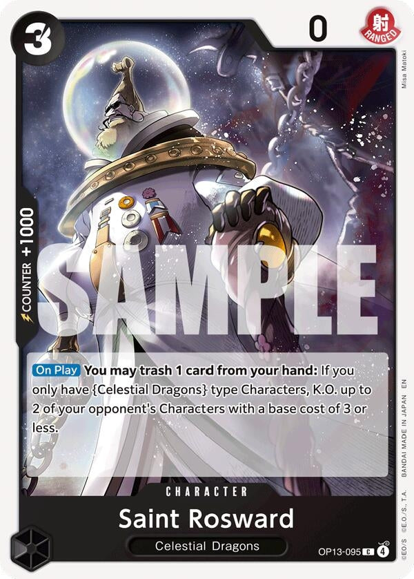 Image for Saint Rosward (OP13-095) (OP13) - One Piece Card Game