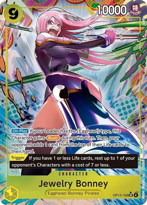 Image for Jewelry Bonney (108) (Alternate Art) (OP13-108) (OP13) - One Piece Card Game