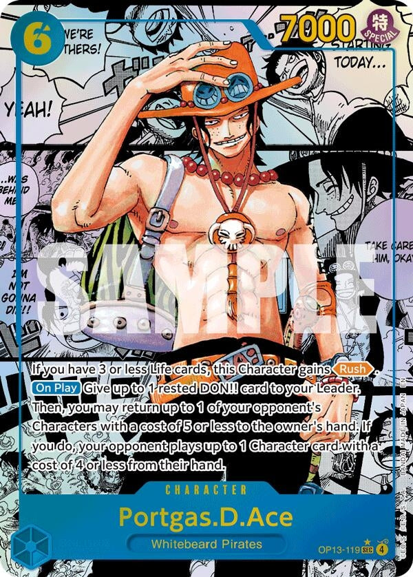 Image for Portgas.D.Ace (119) (Super Alternate Art) (OP13-119) (OP13) - One Piece Card Game