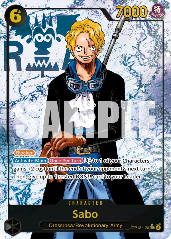 Image for Sabo (120) (Parallel) (OP13-120) (OP13) - One Piece Card Game
