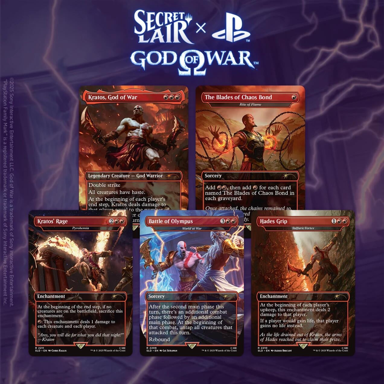 Image for Secret Lair x God of War: Greek - Non-Foil Edition - Magic: The Gathering