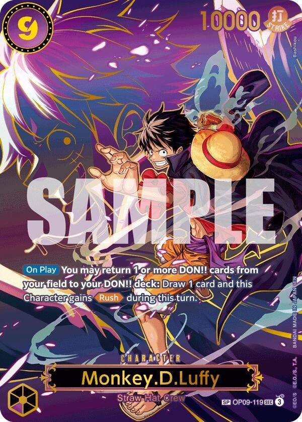 Image for Monkey.D.Luffy - OP09-119 (SP) (OP09-119) (OP13) - One Piece Card Game